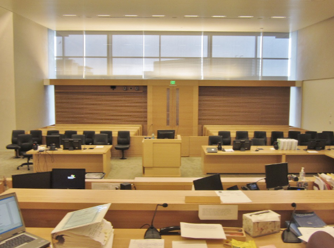 Natural Light Southern California Courtroom - Fentress inc.