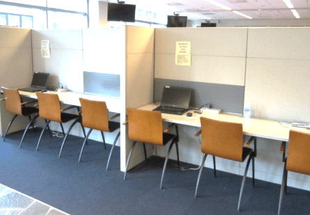 Juror computer access area