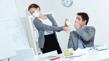 How to Combat the Spread of Germs in the Open Office