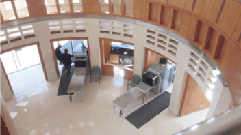 Protecting Courthouse Security Guards in the Lobby Screening Area