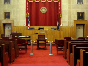 Courtroom Judges Bench view