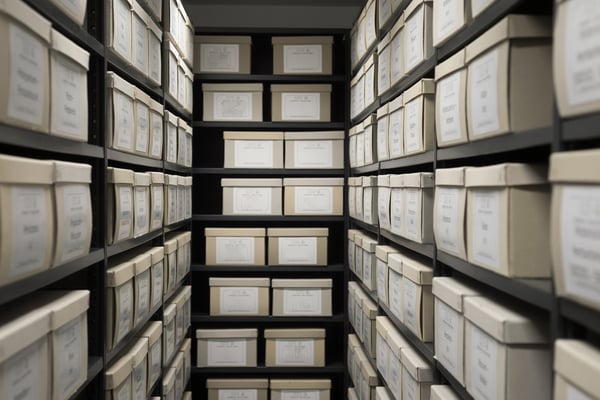 Police Evidence Room Shelves