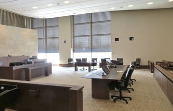 Less Formal Courtroom Light Colors