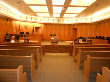 Fitting a Courtroom into Existing Space Using Flexible Furniture