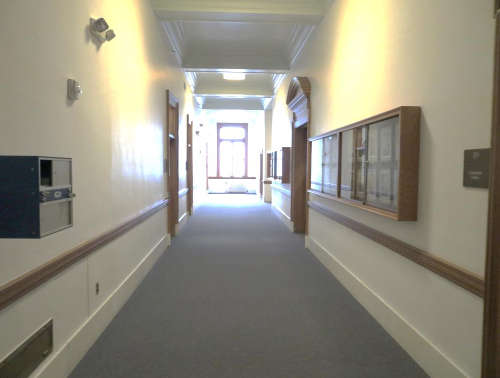 Prisoner circulation hallway
