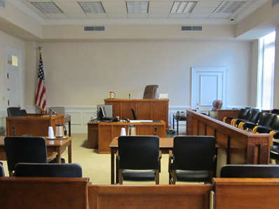 Witness Stand Opposite Jury Box