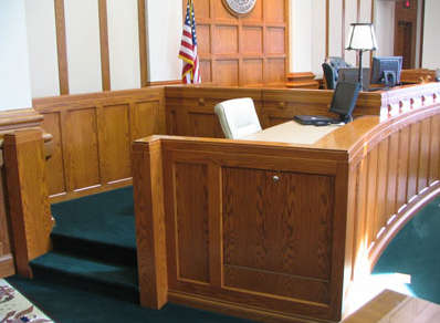 Nothing But The Truth The Witness Stand In Courtroom Design