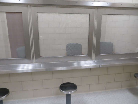 courtroom holding cells conversation