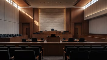 When an Empty Courtroom Is Still in Use