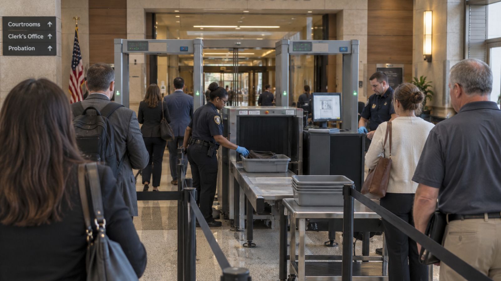 Courthouse Security Begins with the Paths People Take