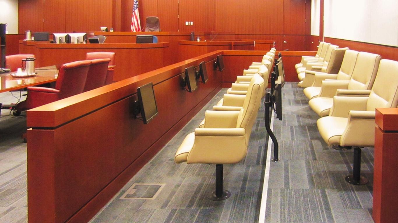 The right courtroom layout promotes visibility and security