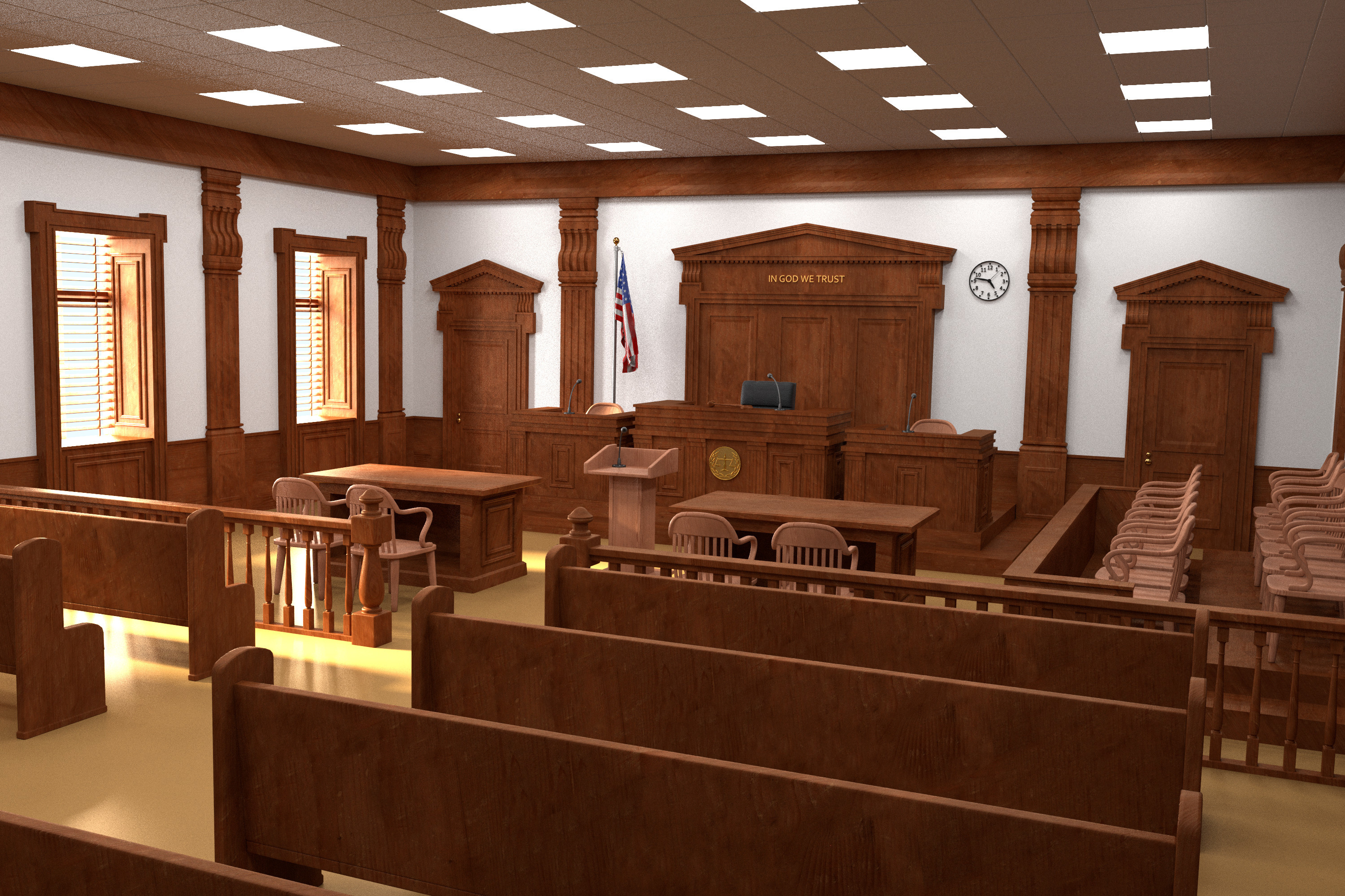 Courtroom Functionality